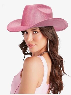 Sparkle Pink Western Cowgirl Hat - Women Accessories
